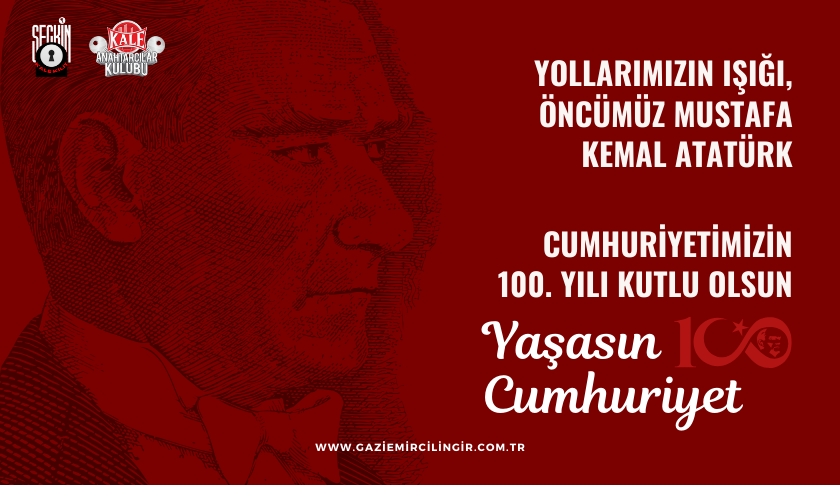 Cumhuriyetimizin 100. Yılı Kutlu Olsun !